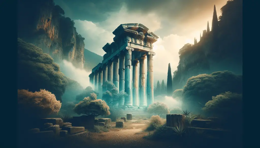 The Majestic Ruins Of The Temple Of Artemis