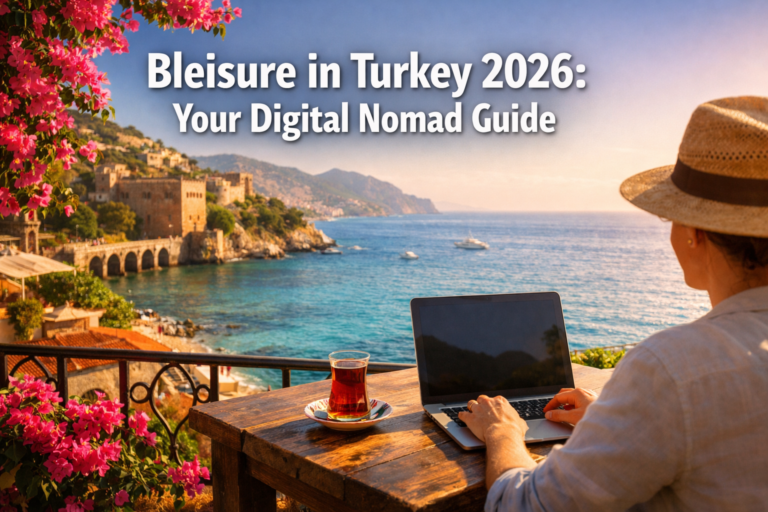 Bleisure in Turkey 2026: Digital Nomads' Guide to Working Remotely from Mediterranean and Anatolian Towns