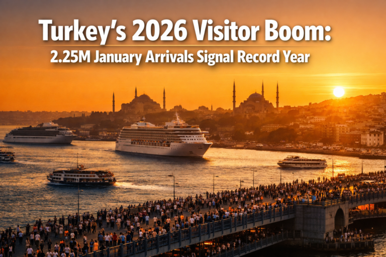 Turkey's January 2026 Visitor Boom: 2.25M Arrivals Signal Record Year – Breakdown by Europe, Middle East, and Asia Markets