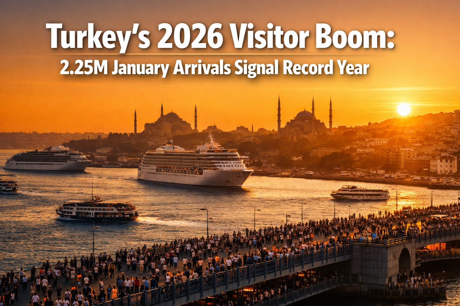 Turkey's January 2026 Visitor Boom: 2.25M Arrivals Signal Record Year – Breakdown by Europe, Middle East, and Asia Markets