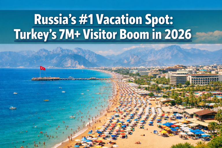 Turkey's Russian Tourism Dominance 2026: Why It's Now the #1 Spot for 7 Million+ Visitors and What It Means for Peak Season Crowds