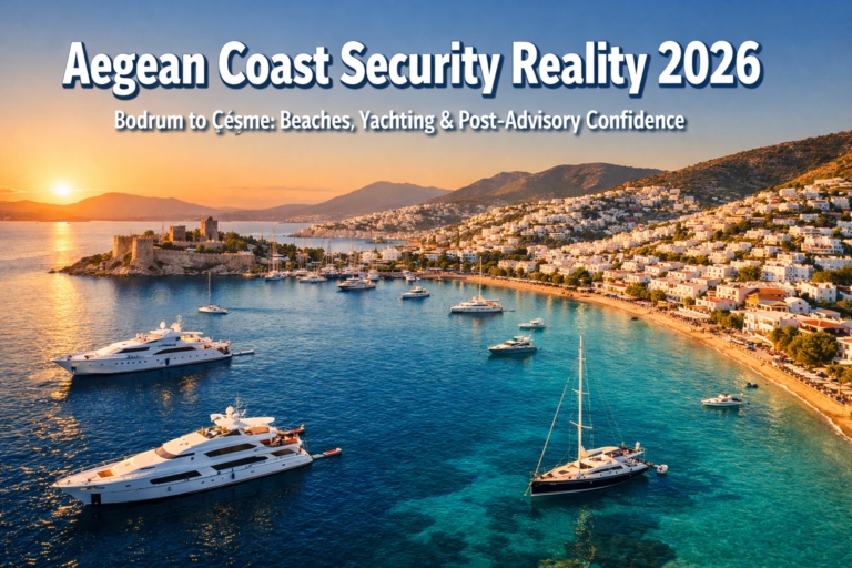Aegean Coast Security Reality 2026: Bodrum to Çeşme – Beaches, Yachting, and Post-Advisory Confidence Boosters