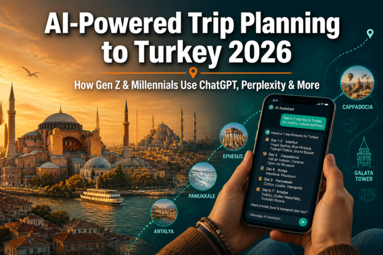 AI-Powered Trip Planning to Turkey 2026: How Gen Z and Millennials Are Using ChatGPT, Perplexity & Other Tools to Build Perfect Itineraries