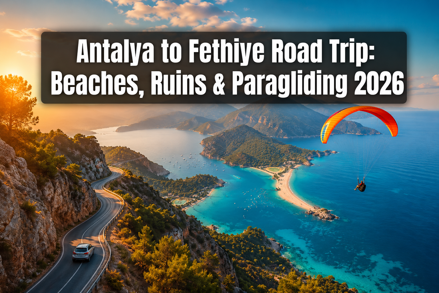 Antalya to Fethiye Road Trip: Beaches, Ruins, and Paragliding over Ölüdeniz in 2026