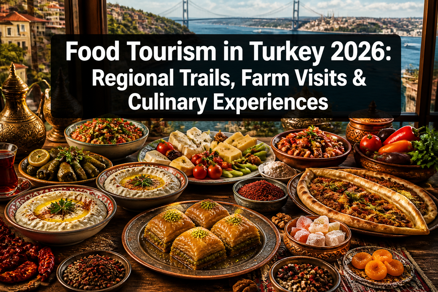Food Tourism in Turkey 2026: Regional Trails, Farm Visits & Culinary Experiences