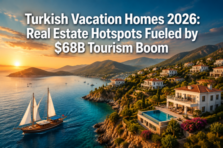 Investing in Turkish Vacation Homes 2026: Top Real Estate Hotspots Fueled by $68 Billion Tourism Boom