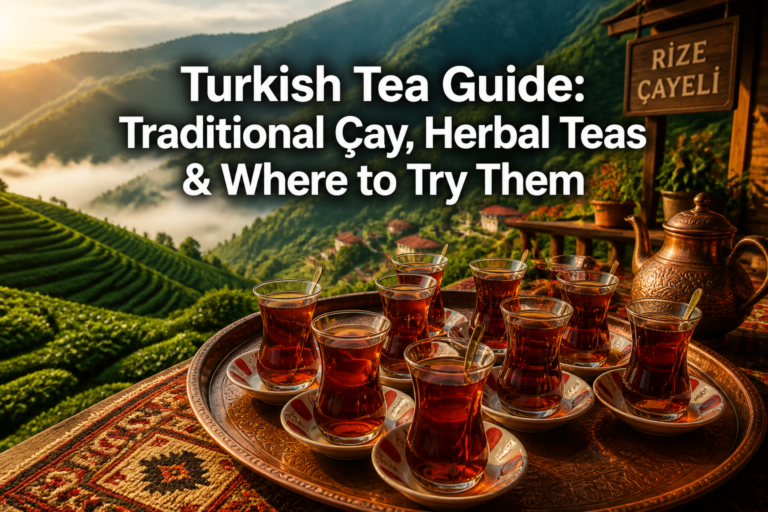 Turkish Tea Guide: Traditional Çay, Herbal Teas & Where to Try Them