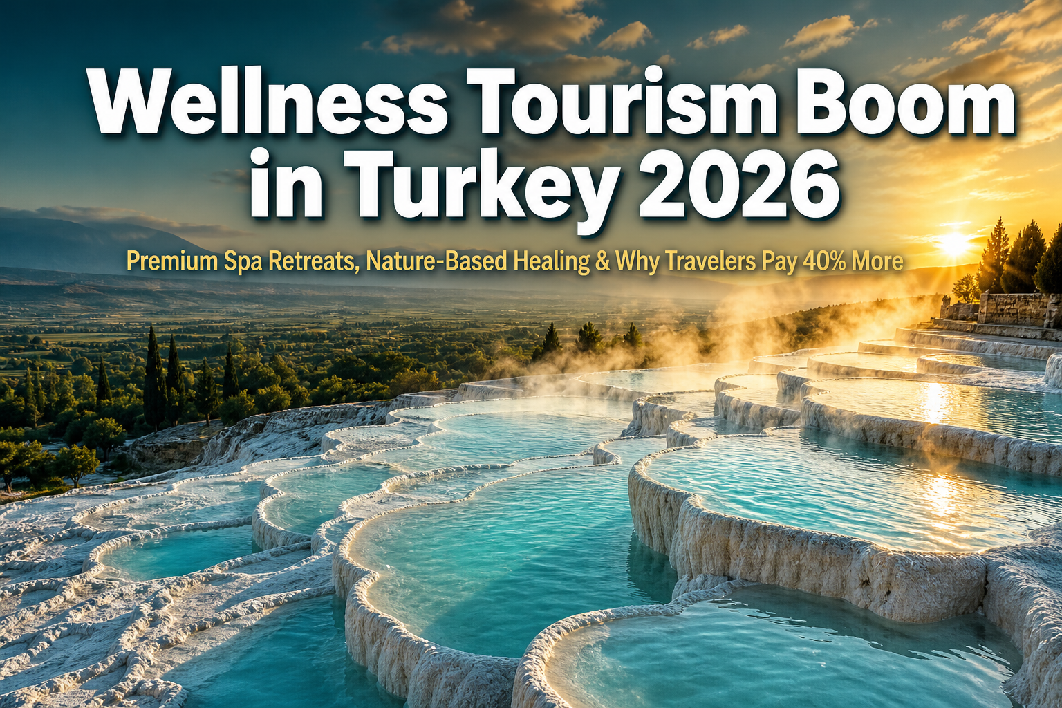 Wellness Tourism Boom in Turkey 2026: Premium Spa Retreats, Nature-Based Healing & Why Travelers Pay 40% More for Wellness