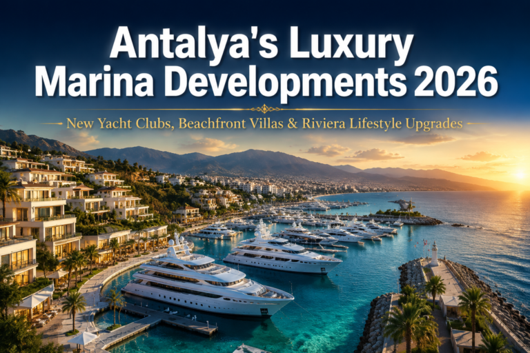 Antalya's Luxury Marina Developments 2026: New Yacht Clubs, Beachfront Villas & Riviera Lifestyle Upgrades