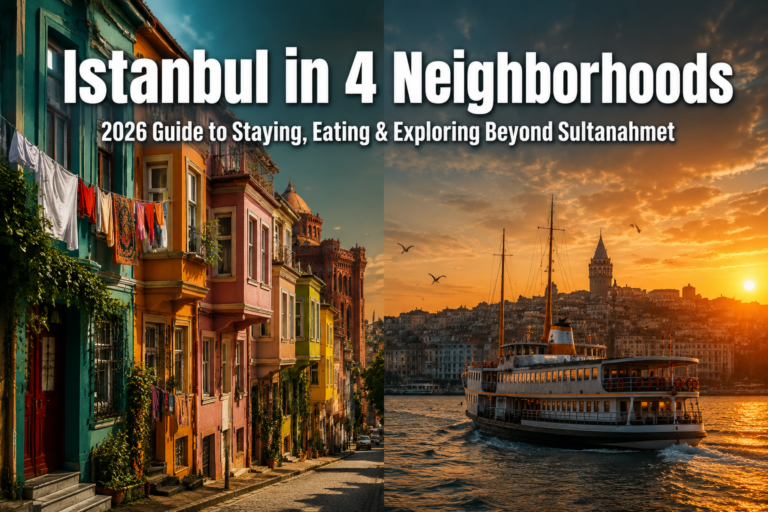 Istanbul in 4 Neighborhoods: A 2026 Guide to Staying, Eating, and Exploring Beyond Sultanahmet
