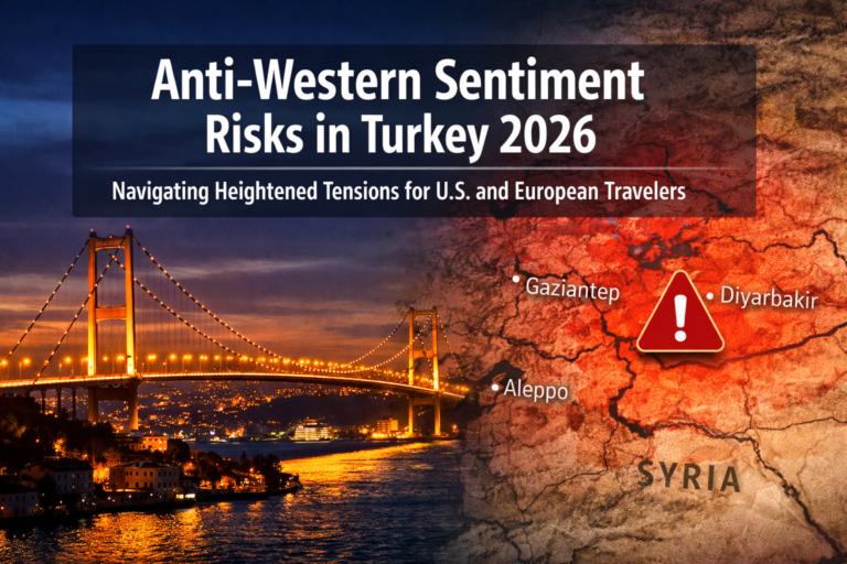 Anti-Western Sentiment Risks in Turkey 2026: Navigating Heightened Tensions for U.S. and European Travelers