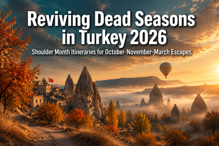 Reviving Dead Seasons in Turkey 2026: Shoulder Month Itineraries for October-November-March Escapes