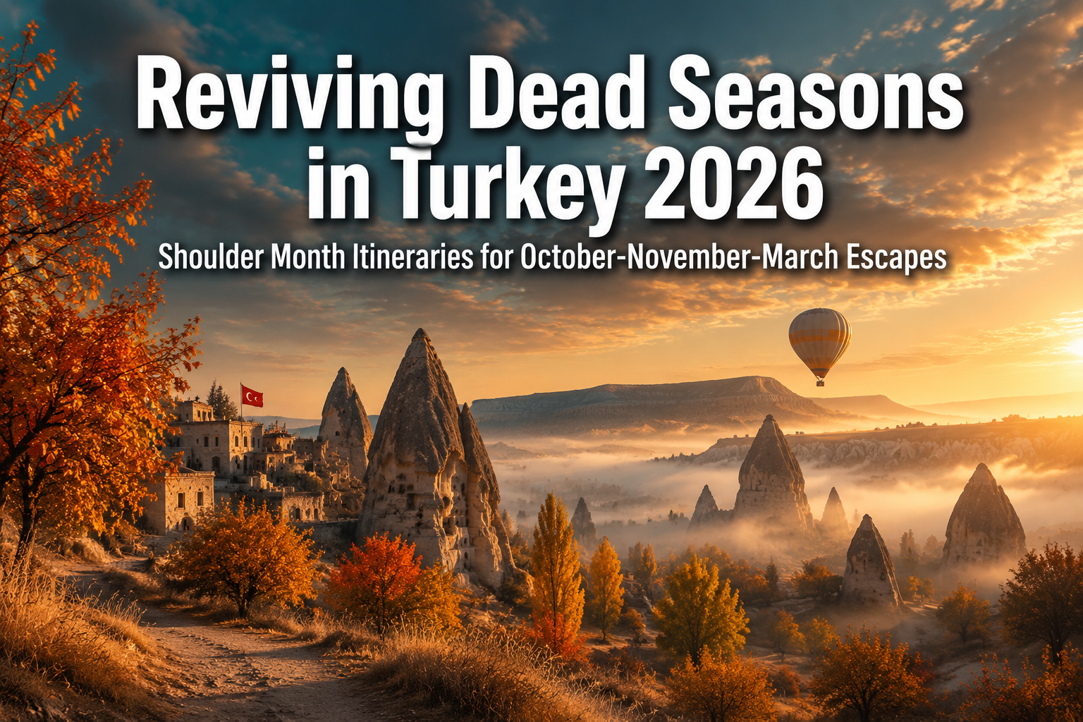 Reviving Dead Seasons in Turkey 2026: Shoulder Month Itineraries for October-November-March Escapes