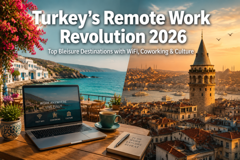 Turkey's Remote Work Revolution 2026: Top Bleisure Destinations with WiFi, Coworking, and Culture