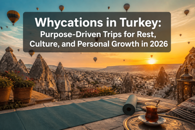 Whycations in Turkey: Purpose-Driven Trips for Rest, Culture, and Personal Growth in 2026