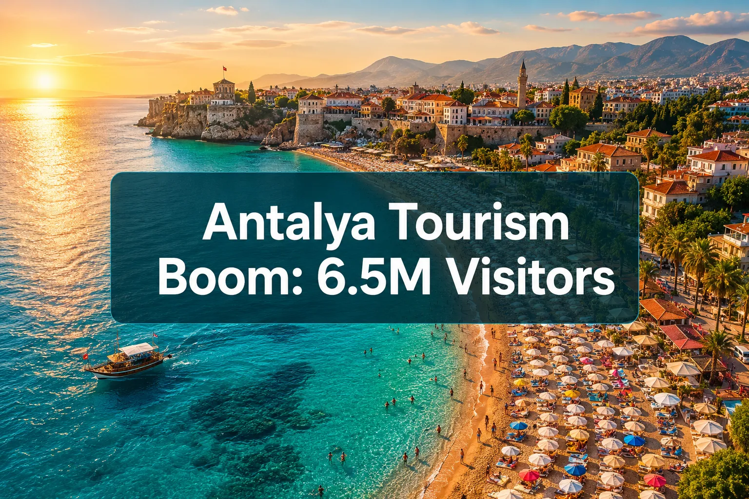 Antalya's Tourism Boom: Over 6.5 Million Visitors This Summer