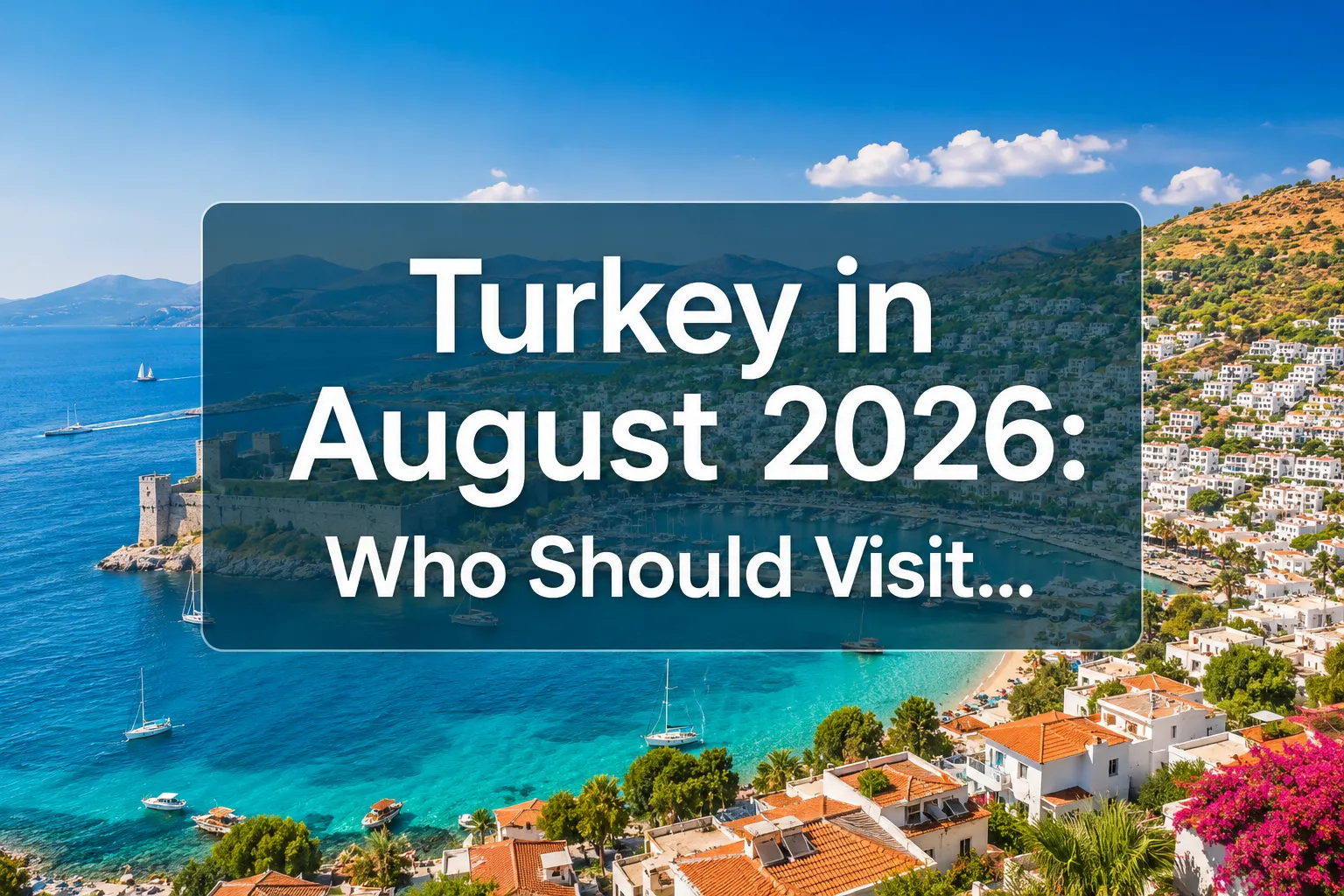 Turkey in August 2026: Who Should Visit This Hot Month?