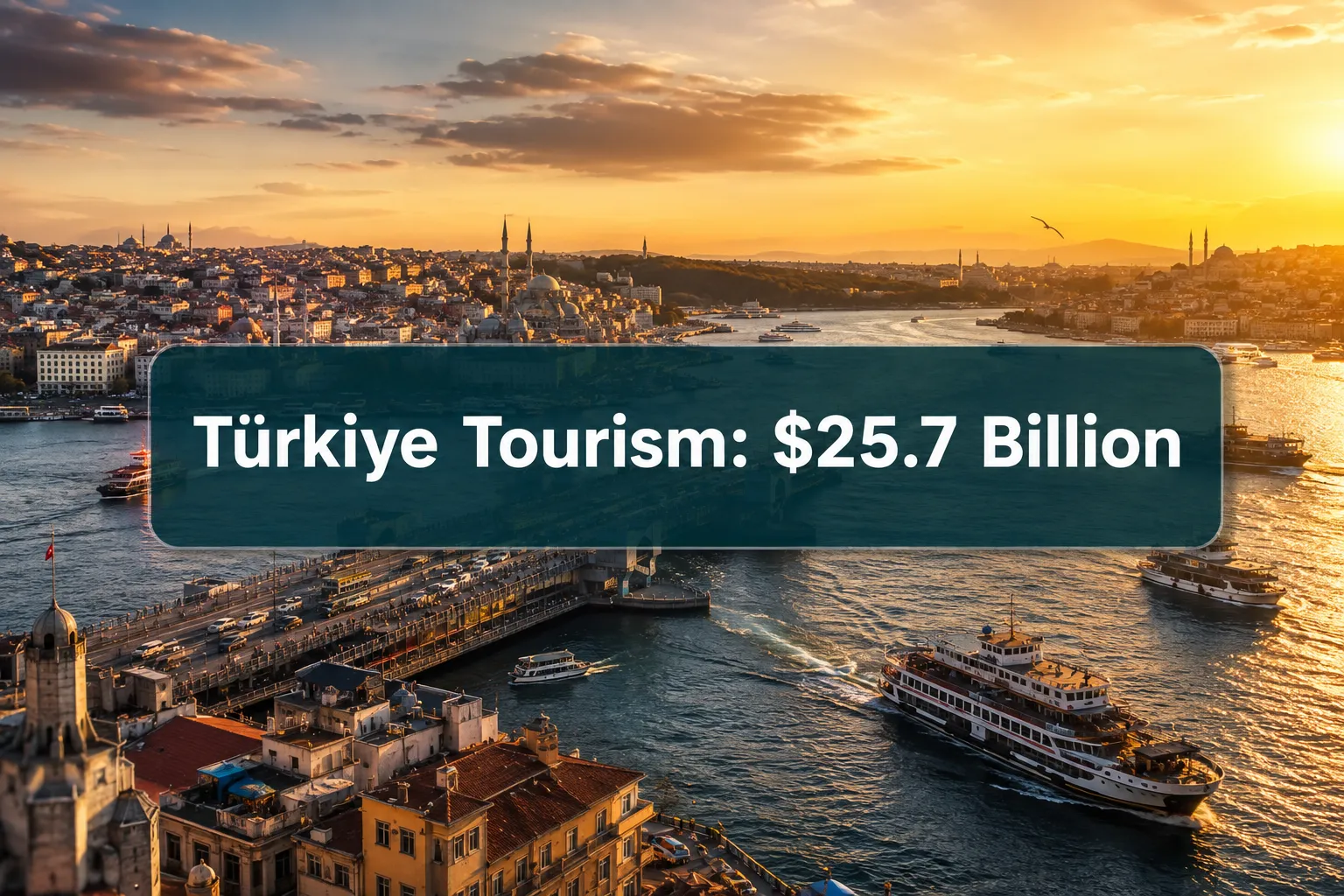 Türkiye's Tourism Income Soars to $25.7 Billion in First Half of 2026